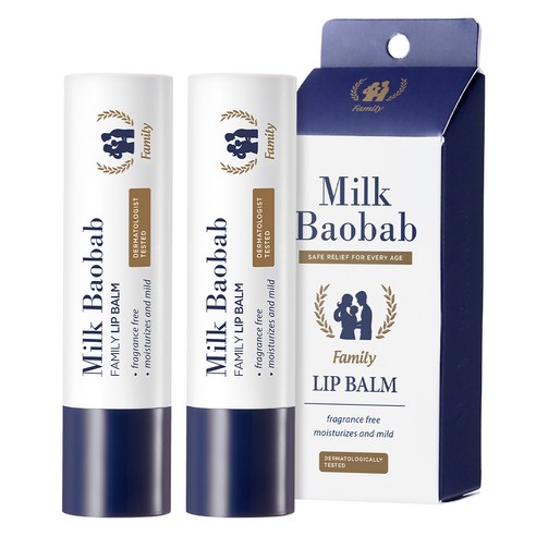 Milk Baobab Family Lip Balm 3.5g*2pack