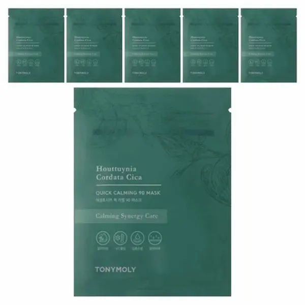 TONYMOLY Houttuynia Cordata Cica Quick Calming 90 Mask 20ml