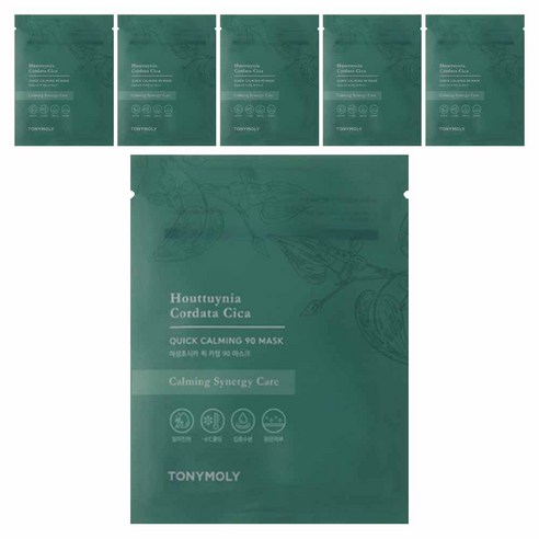 TONYMOLY Houttuynia Cordata Cica Quick Calming 90 Mask 20ml