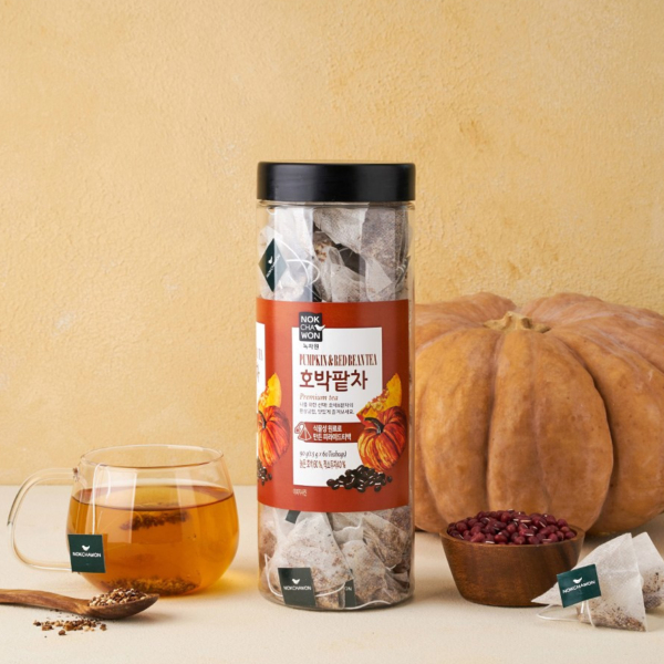 NOKCHAWON Pumpkin Red Bean Tea 1.5g×60 Tea bags