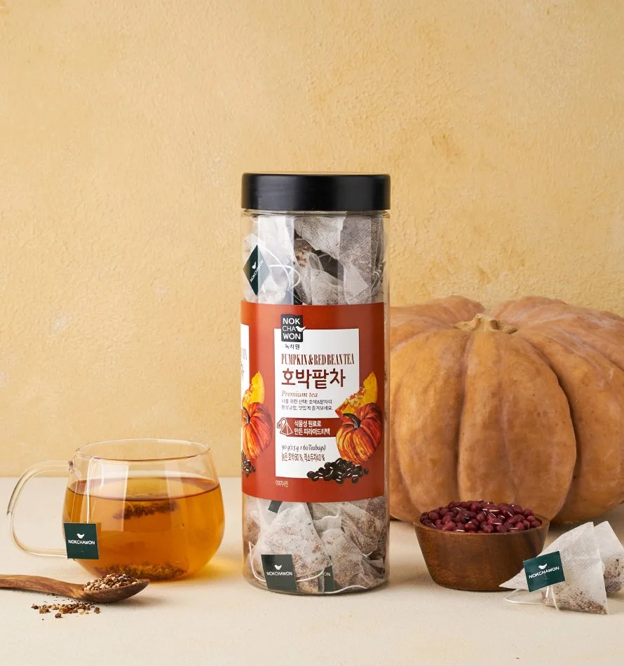 NOKCHAWON Pumpkin Red Bean Tea 1.5g×60 Tea bags