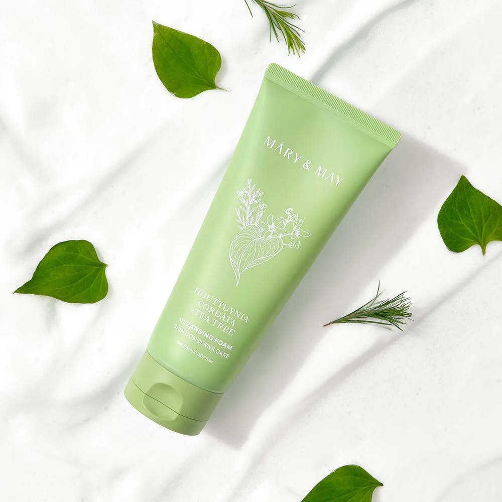 Mary&May Houttuynia Cordata + Tea Tree Cleansing Foam 150ml - Image 3