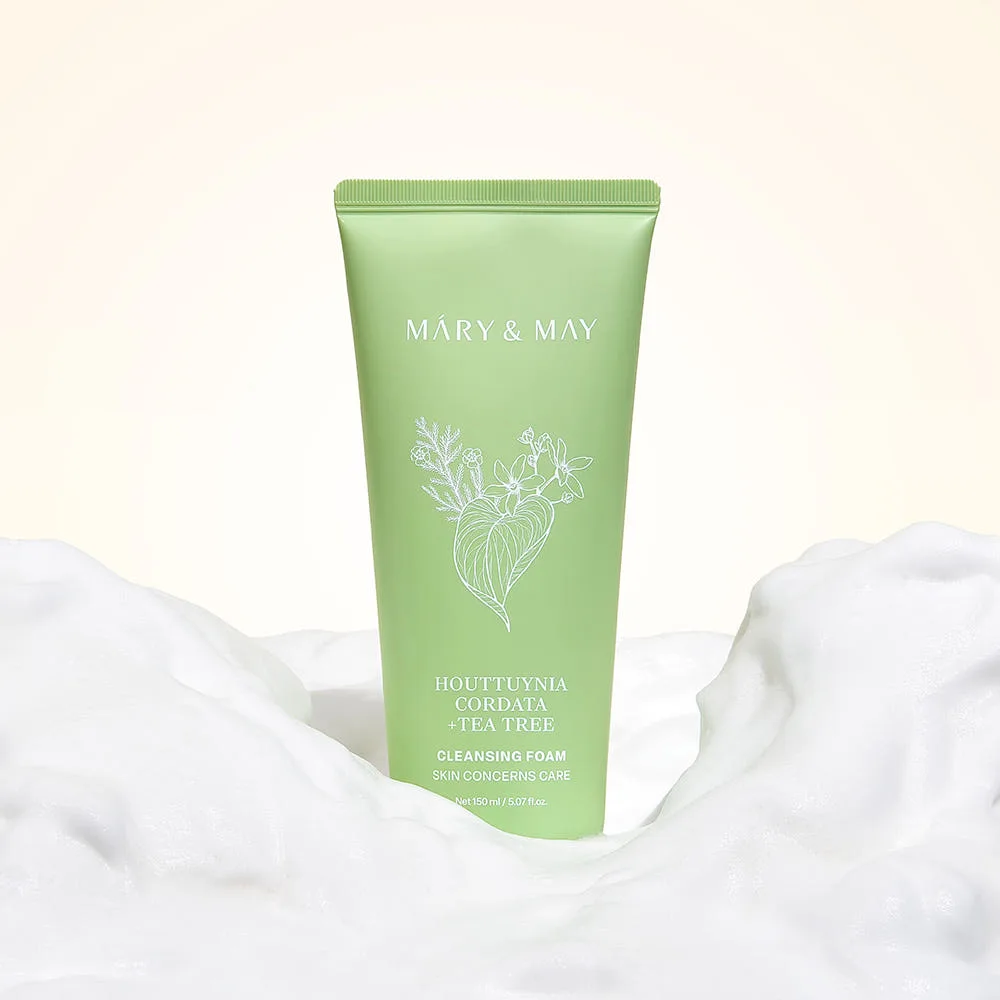 Mary&May Houttuynia Cordata + Tea Tree Cleansing Foam 150ml - Image 5