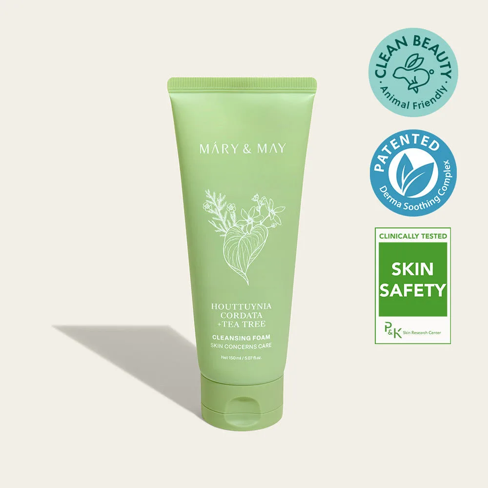 Mary&May Houttuynia Cordata + Tea Tree Cleansing Foam 150ml - Image 2
