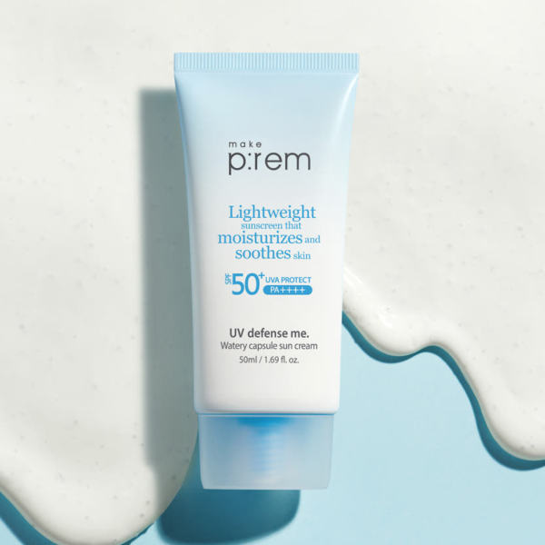 make p:rem UV Defense Me. Watery Capsule Sun Cream SPF 50+ PA++++ 50ml