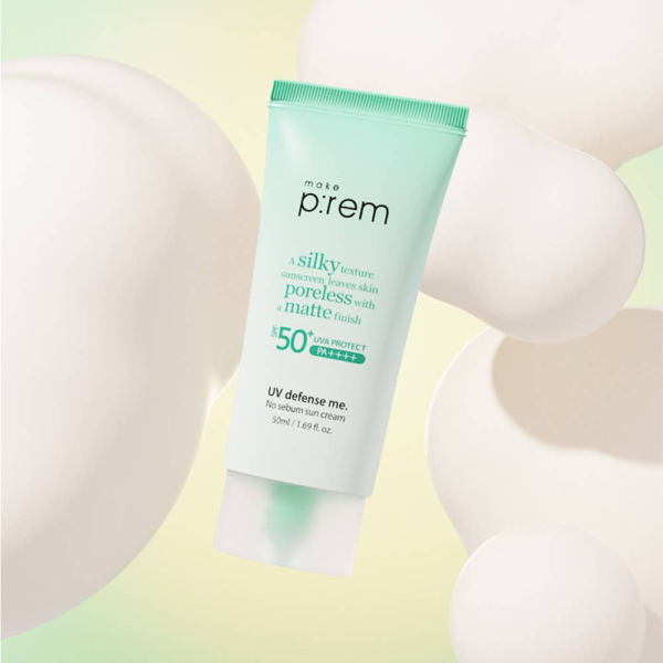 make p:rem UV Defense Me. No Sebum Sun Cream SPF 50+ PA++++ 50ml