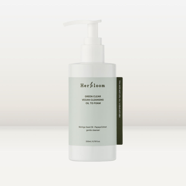 Herbloom Green Clear Vegan Cleansing Oil To Foam 200ml