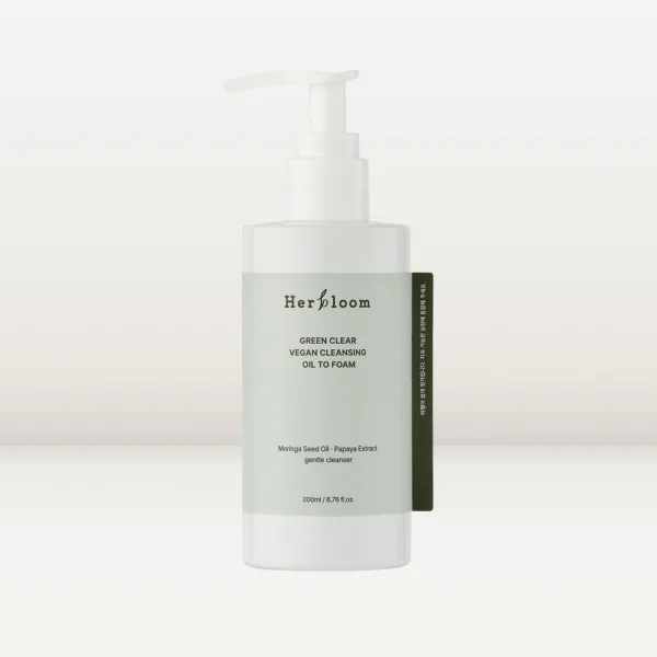 Herbloom Green Clear Vegan Cleansing Oil To Foam 200ml