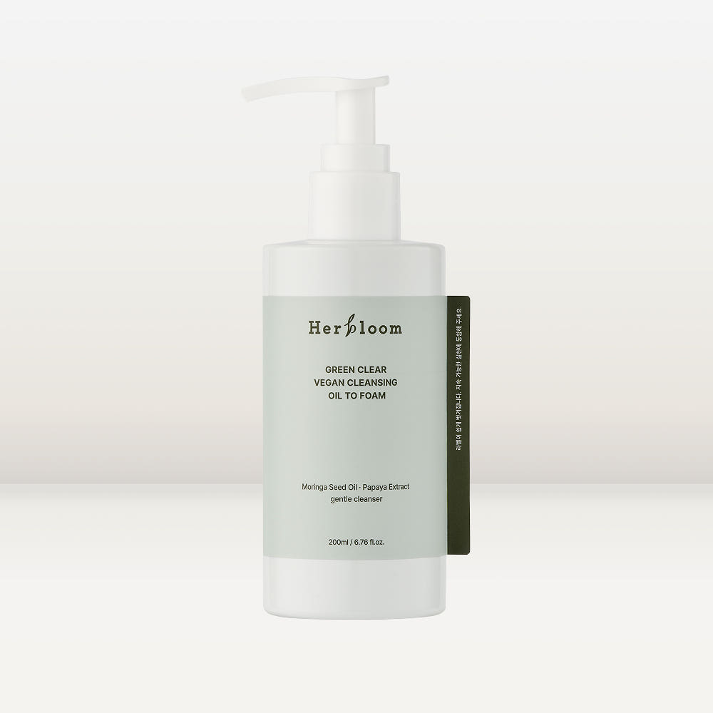Herbloom Green Clear Vegan Cleansing Oil To Foam 200ml