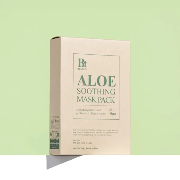 BENTON Aloe Soothing Mask Pack 23g×10 Sheets