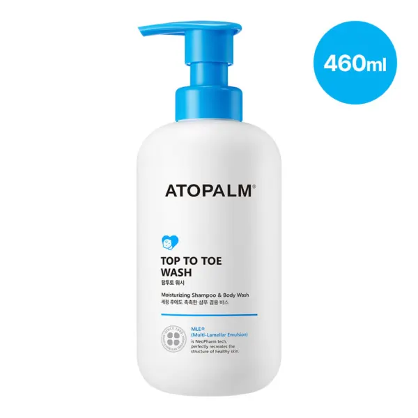 ATOPALM Top To Toe Wash 460ml