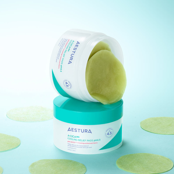 AESTURA A-Cica365 Cooling Relief Pads pH4.5 60pads 110ml