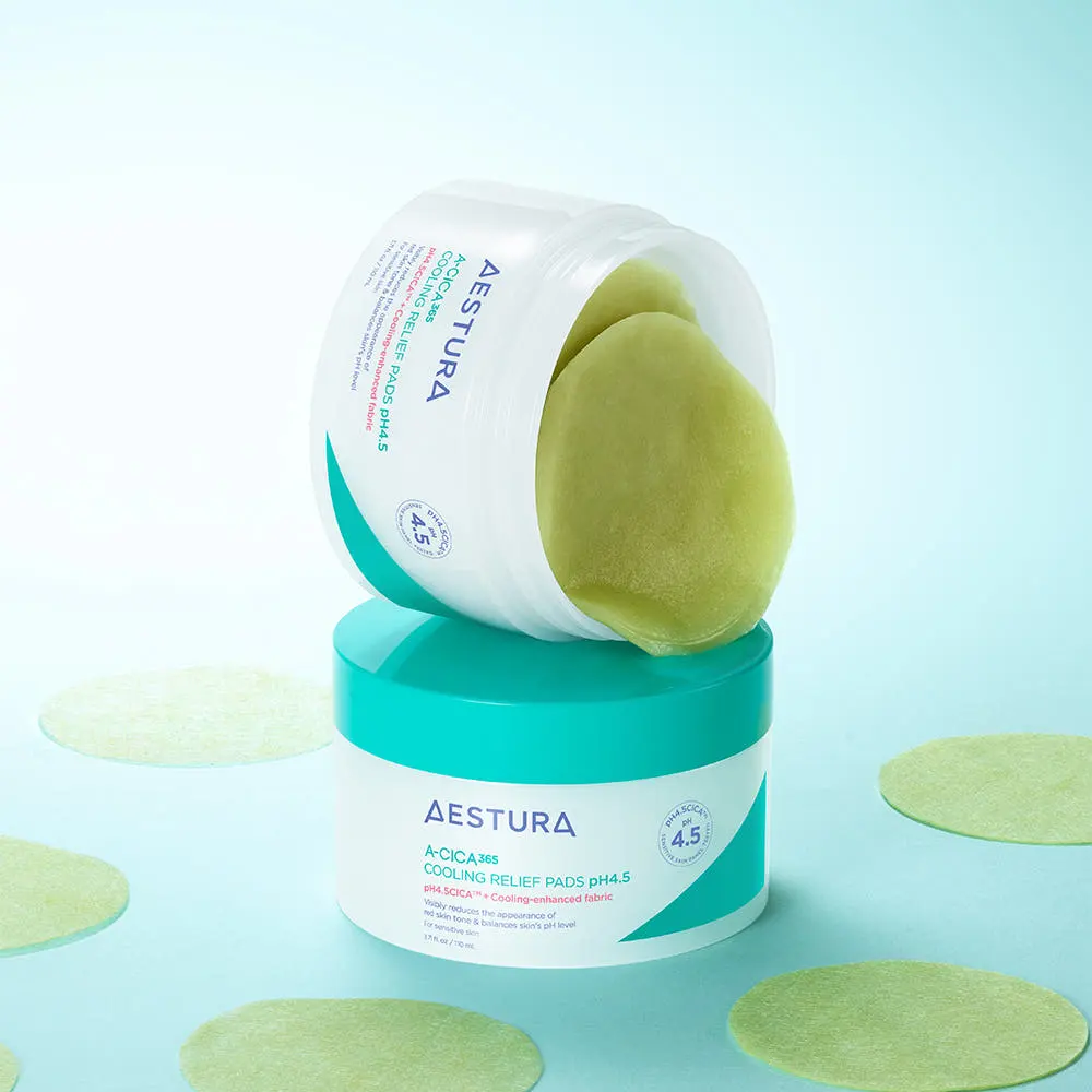AESTURA A-Cica365 Cooling Relief Pads pH4.5 60pads 110ml