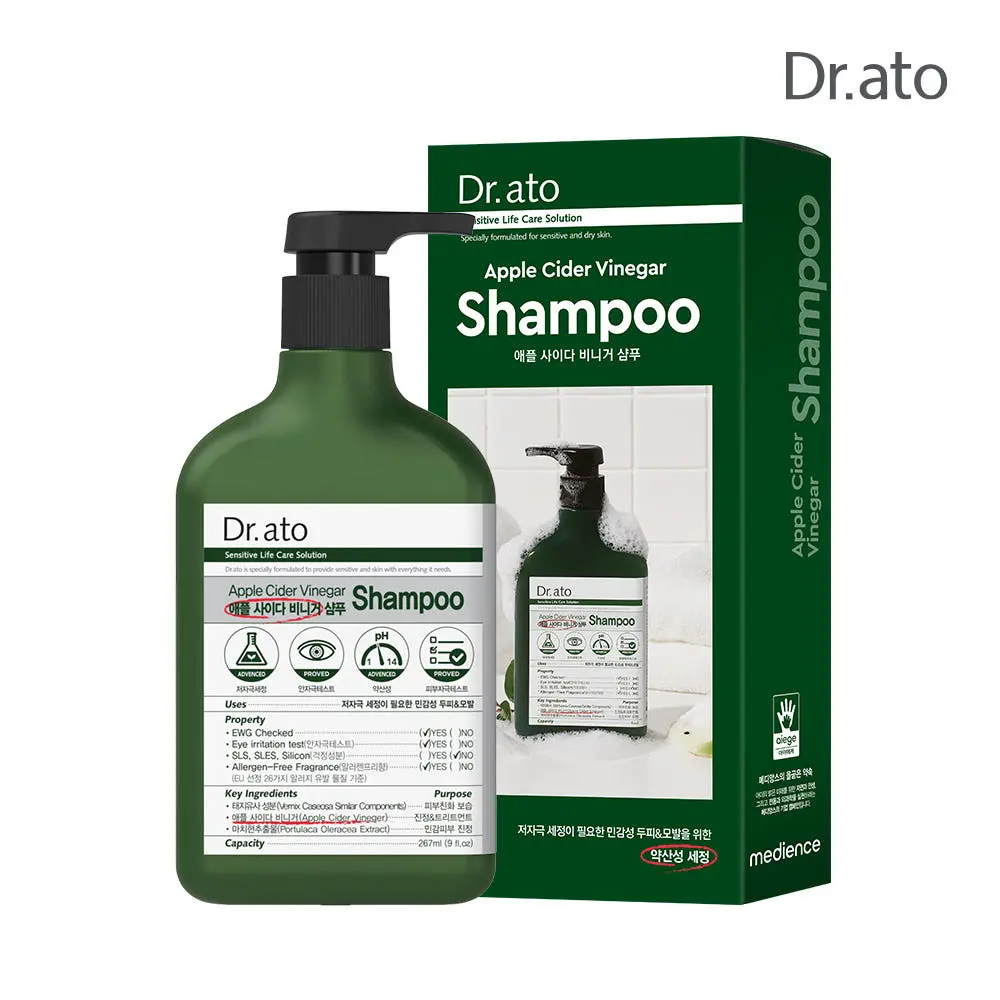 Dr.ato Apple Cider Vinegar Shampoo 267ml