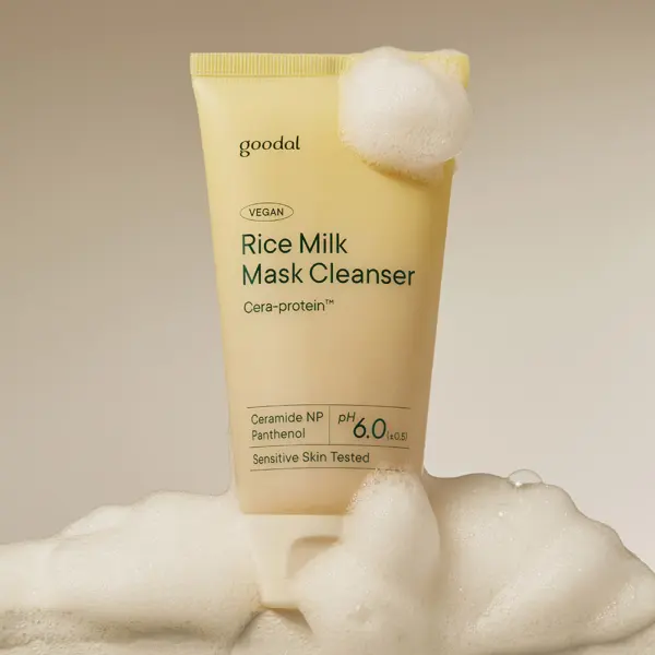 goodal Vegan Rice Milk Pack Cleanser 150ml