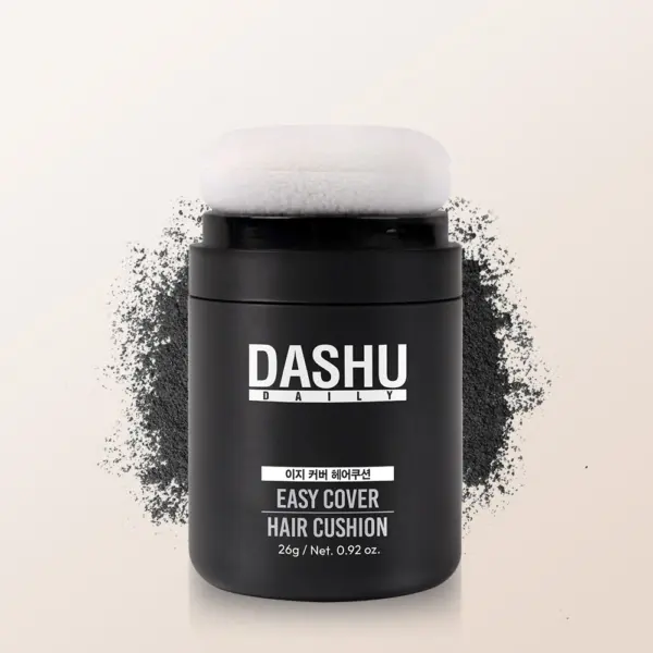 DASHU Daily Easy Cover Hair Cushion #Natural Black 26g