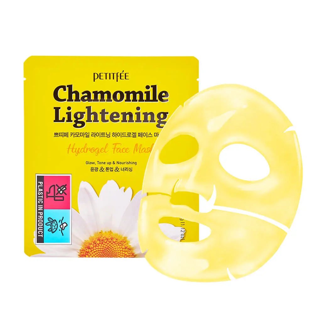 PETITFÉE Chamomile Lightening Hydrogel Face Mask 32g×5 Sheets