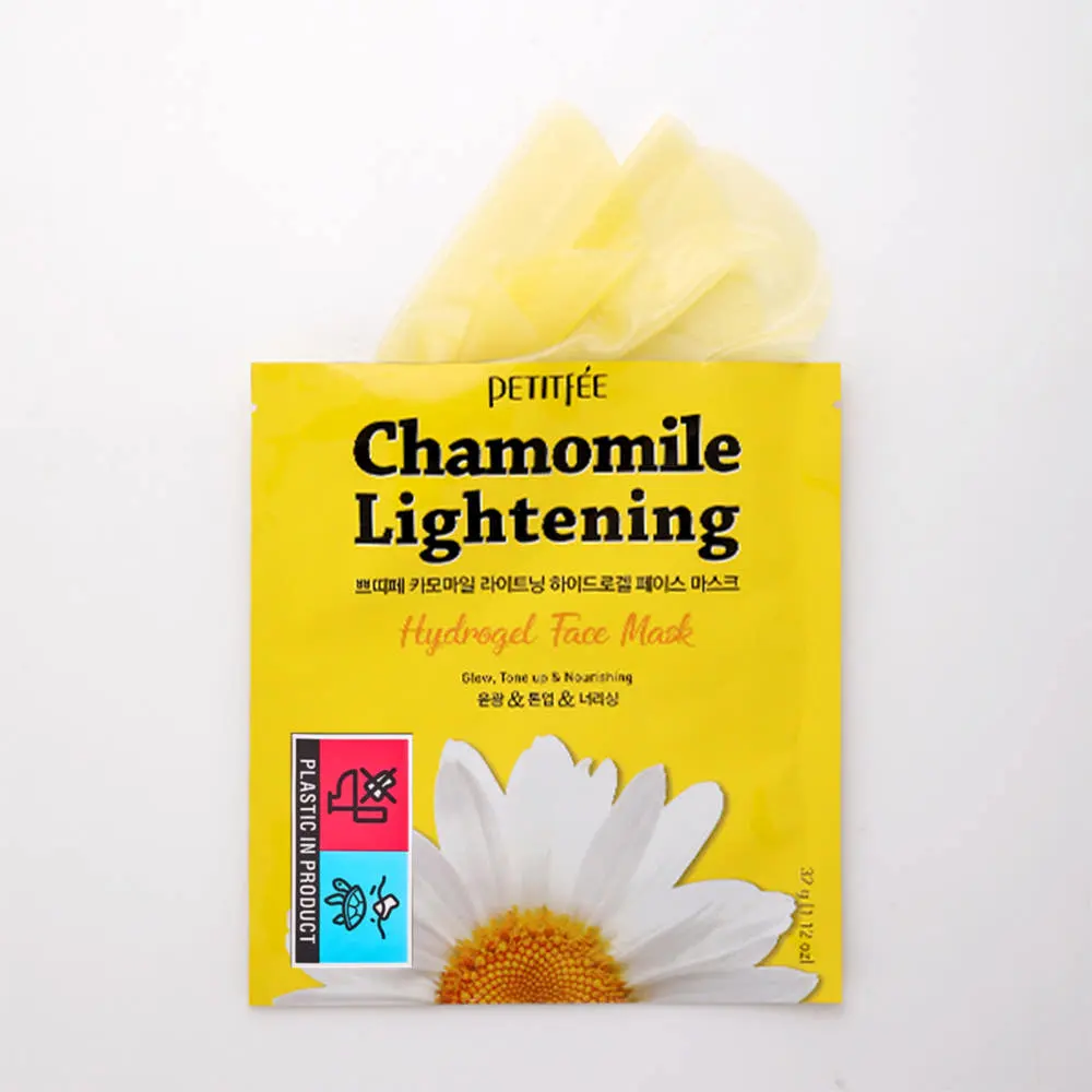 PETITFÉE Chamomile Lightening Hydrogel Face Mask 32g×5 Sheets