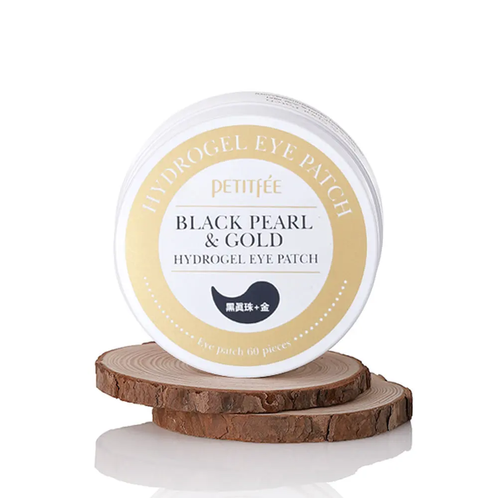 PETITFÉE Black Pearl & Gold Hydrogel Eye Patch 60 Patchs