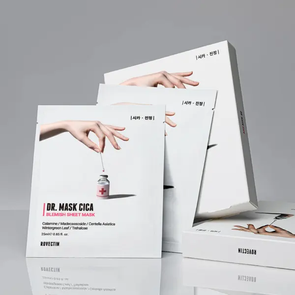 ROVECTIN Dr. Mask Cica Blemish Sheet Mask 25ml×5 Sheets
