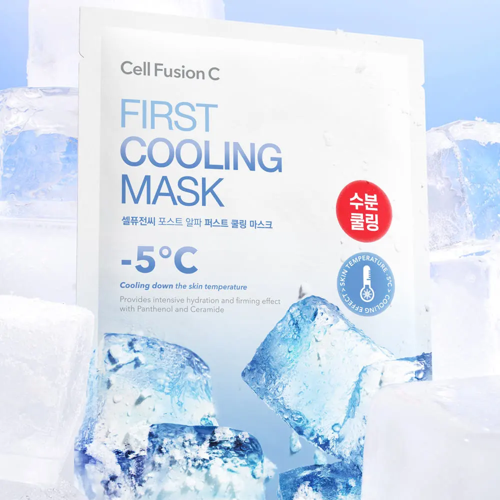 Cell Fusion C First Cooling Mask Sheet 27g×5 Sheets