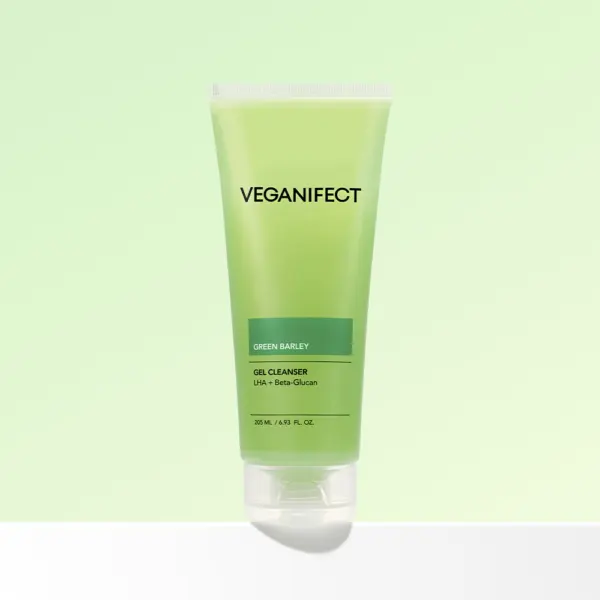 Veganifect Clean And Glow Green Barley Gel Cleanser 205ml