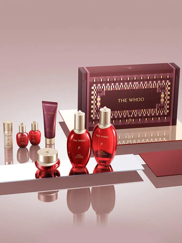 THE WHOO Jin Yul Hyang Anti-Wrinkle Enriching 3-Piece Set
