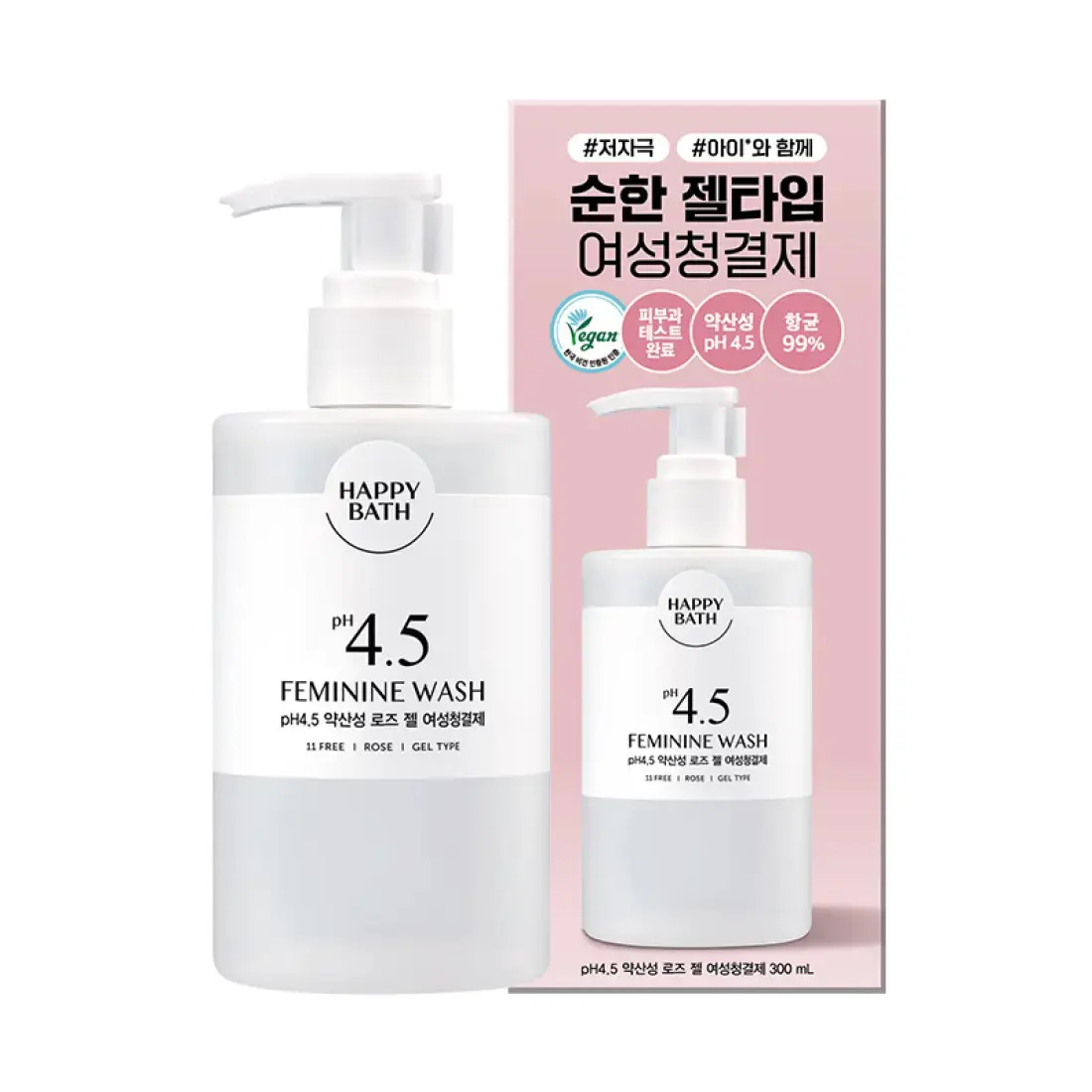 HAPPY BATH PH 4.5 Feminine Wash 300g