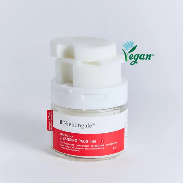 Nightingale Daily Derma Cleansing Pads Mild 270ml 70 Pads
