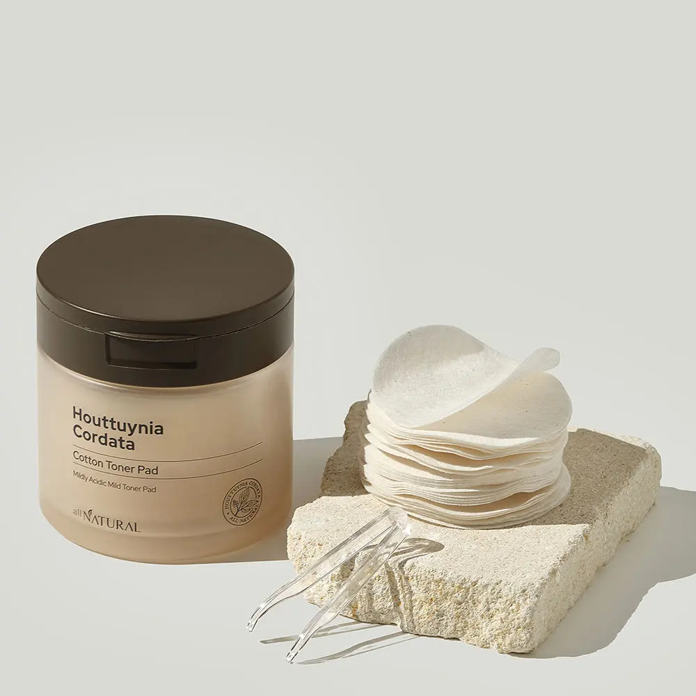 allNATURAL Houttuynia Cordata Cotton Toner Pad 140ml 80EA