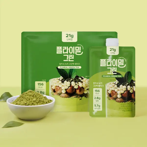 Flimeal Protein Shake Green 45g× 7 Packs