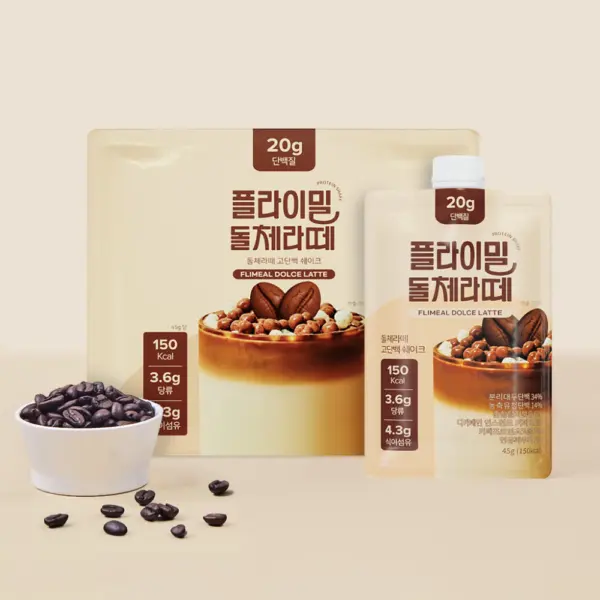 Flimeal Protein Shake Dolce Latte 45g×7 Packs