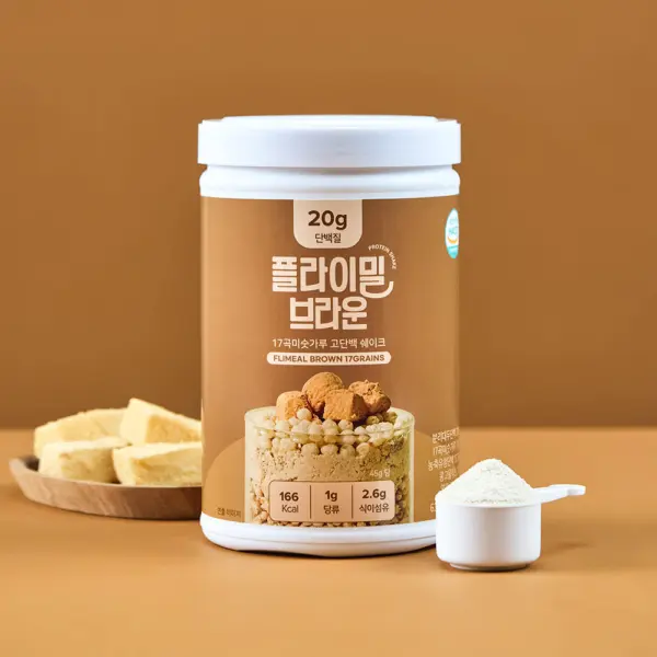 Flimeal Protein Shake Brown [Mixed Grain Powder flavor] 630g