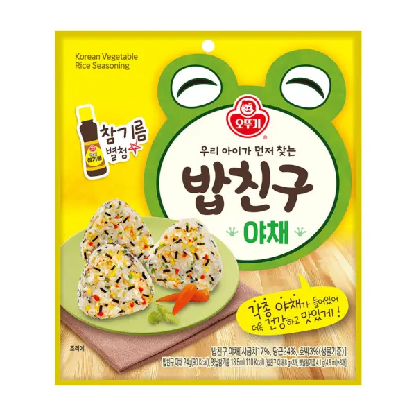 Ottogi Rice Friend Vegetable 36.3g×3 Packs
