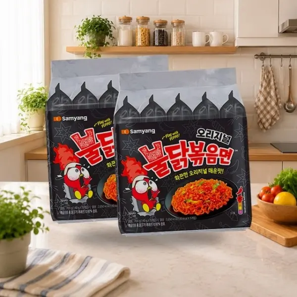 Samyang Buldak Bokkeum Ramen, 5 units × 2 packs(total 10)