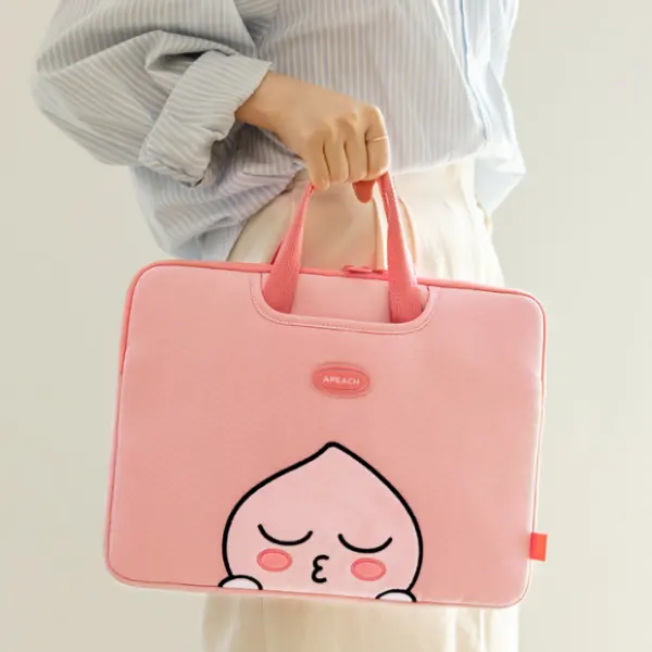 Kakao Friends 13-Inch Laptop Pouch - APEACH