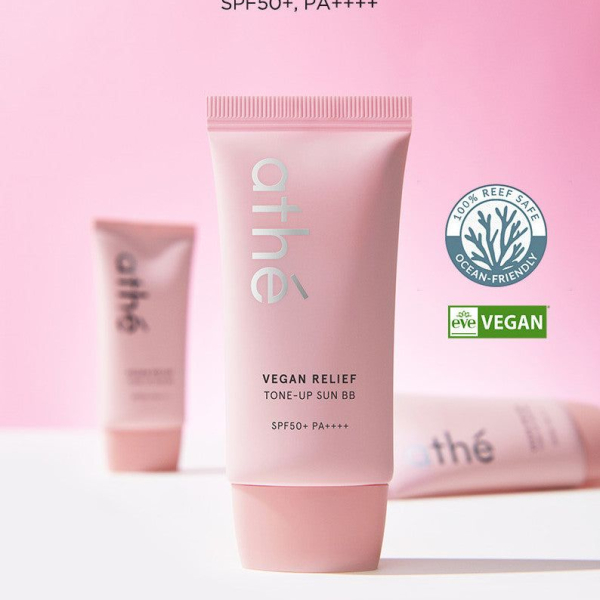 athe Vegan Relief Tone Up Sun BB SPF50+ PA++++ 50ml - EmpressKorea