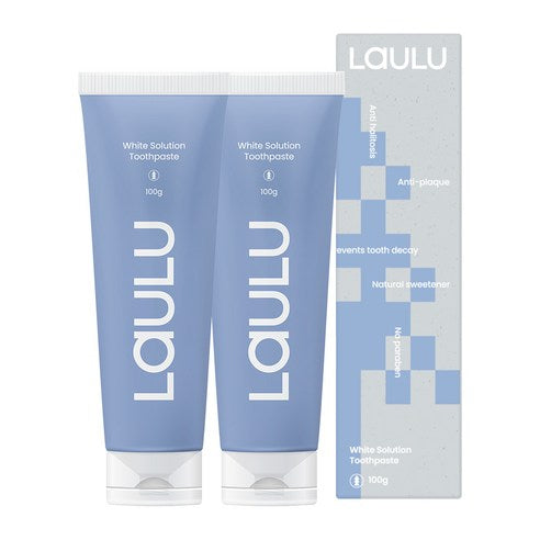 Laulu White Solution Toothpaste 100g*2ea