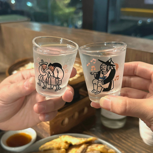 for.public Kim Hong-do Color-Changing Soju Glass Set (3P)