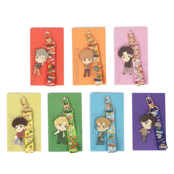ROYCHE BTS TinyTAN Dynamite Acrylic Strap Keyring
