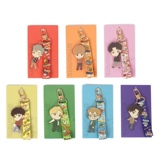 ROYCHE BTS TinyTAN Dynamite Acrylic Strap Keyring