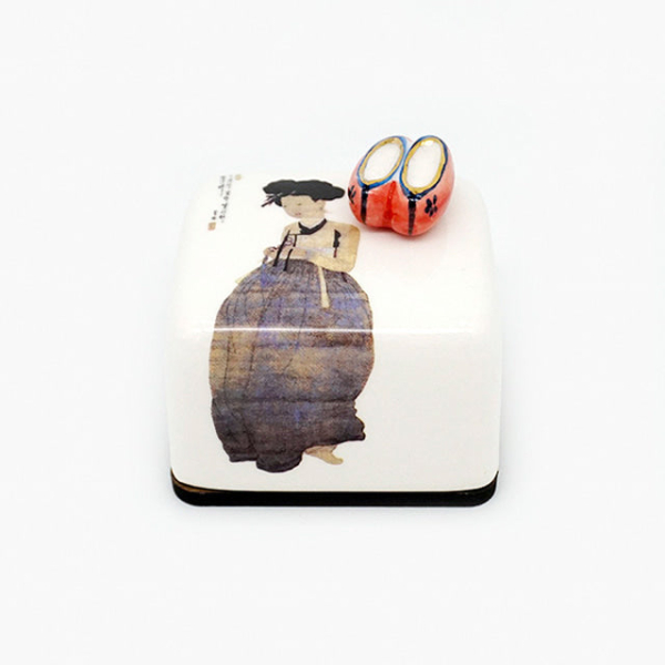 K-Heritage Ceramic Music Box Miindo (A Beautiful Woman)