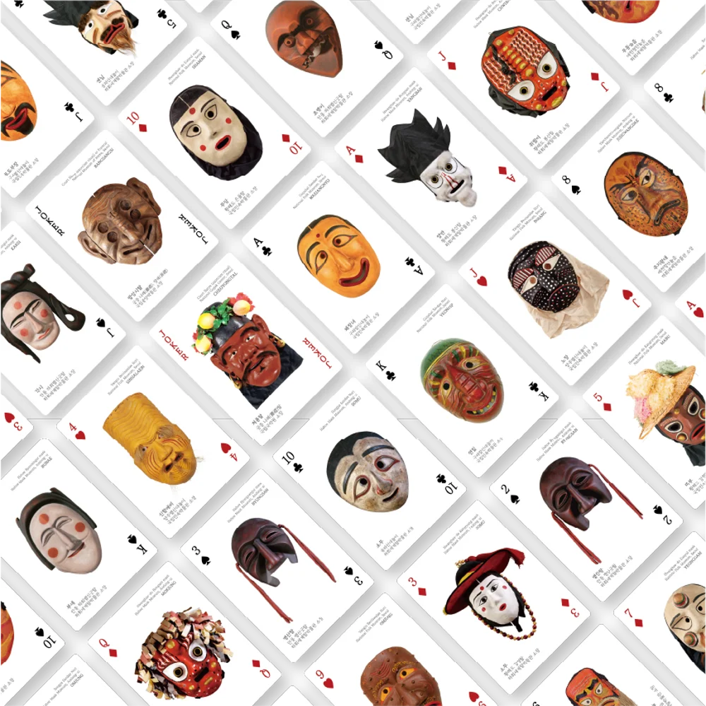 K-Heritage Poker Card Korean Traditional Mask