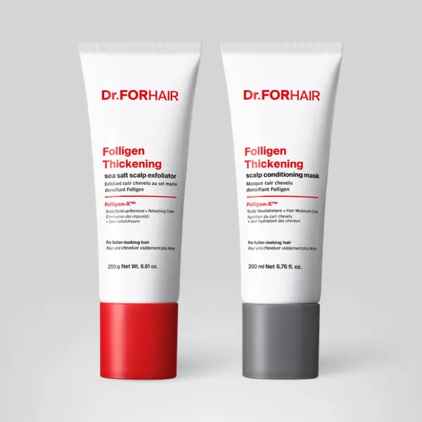 Dr.FORHAIR Sea Salt Scalp Exfoliator 250g + Scalp Conditioning Mask 200ml