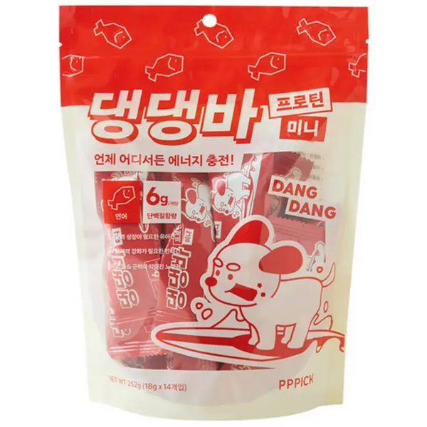 PPPICK Dangdang Bar Protein Mini Protein Bar 14bars 252g - Salmon
