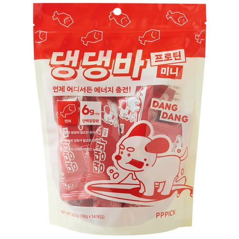 PPPICK Dangdang Bar Protein Mini Protein Bar 14bars 252g - Salmon