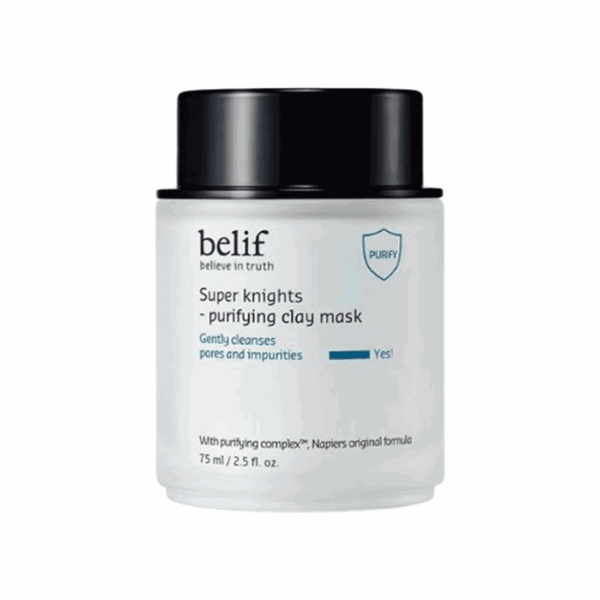 belif Super Knights Purifying Clay Mask 75ml - EmpressKorea