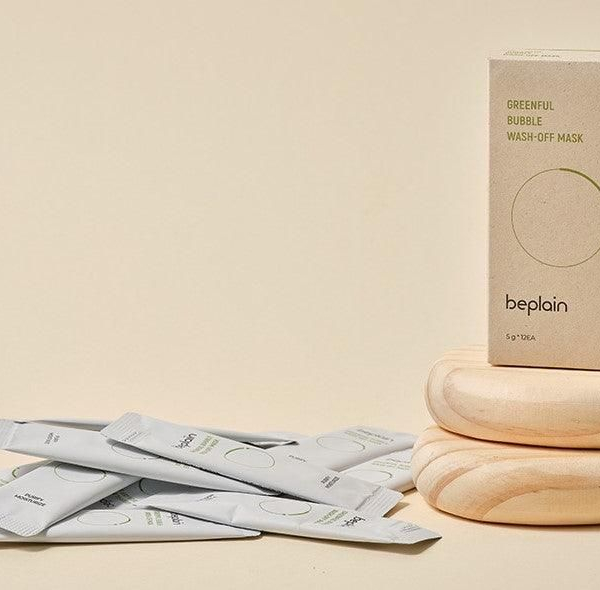 beplain Greenful Bubble Wash-off Mask 5g*12EA - EmpressKorea