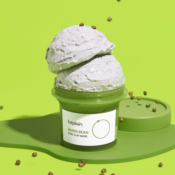 beplain Mung Bean Pore Clay Mask 120ml - EmpressKorea