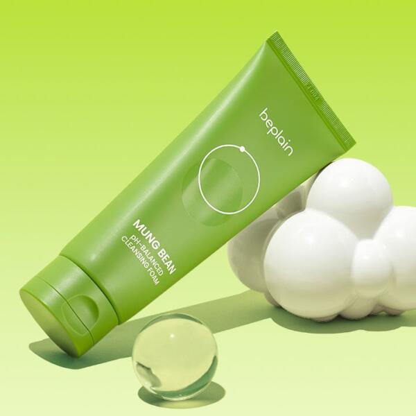 beplain Mung Bean pH Balanced Cleansing Foam 80ml - EmpressKorea